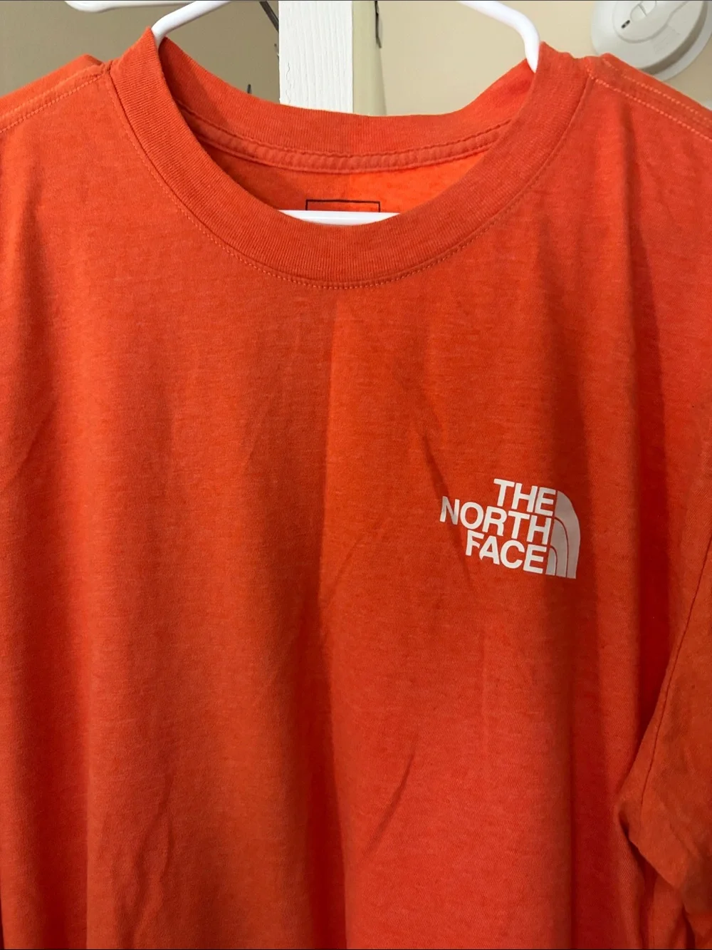 The North Face Kids Long-Sleeve Tee in Bright Orange